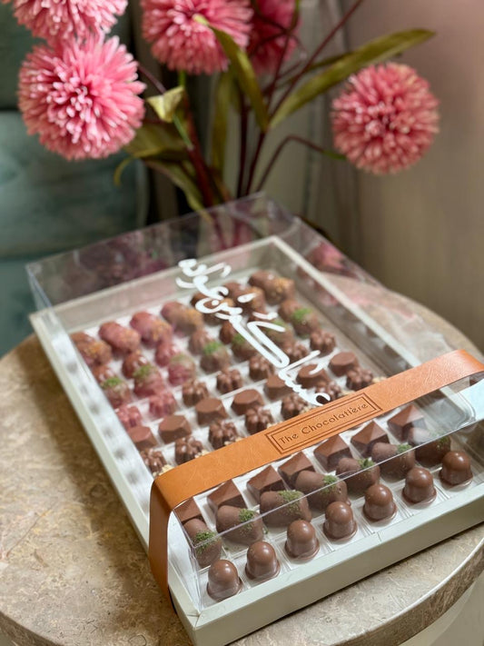 The Chocolatier premium Eid collection 

(77 pieces )